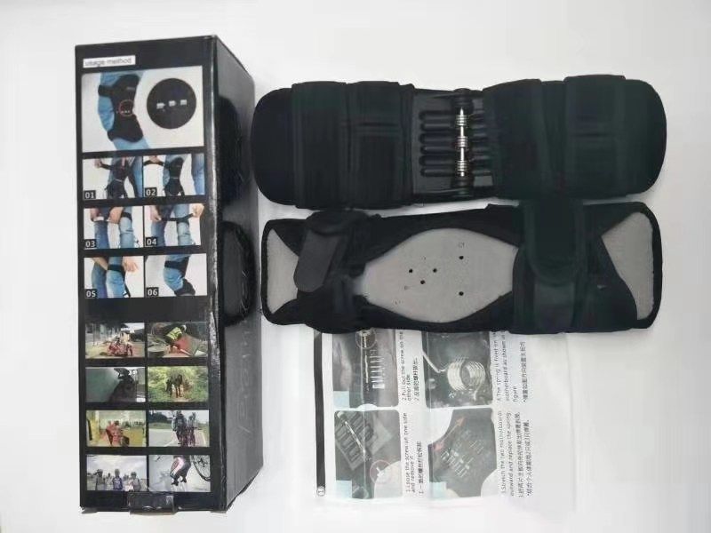 Join Support Knee Pad Breathable Non slip Power Lift Spring Force Knee Booster Tendon Brace Band  Pair