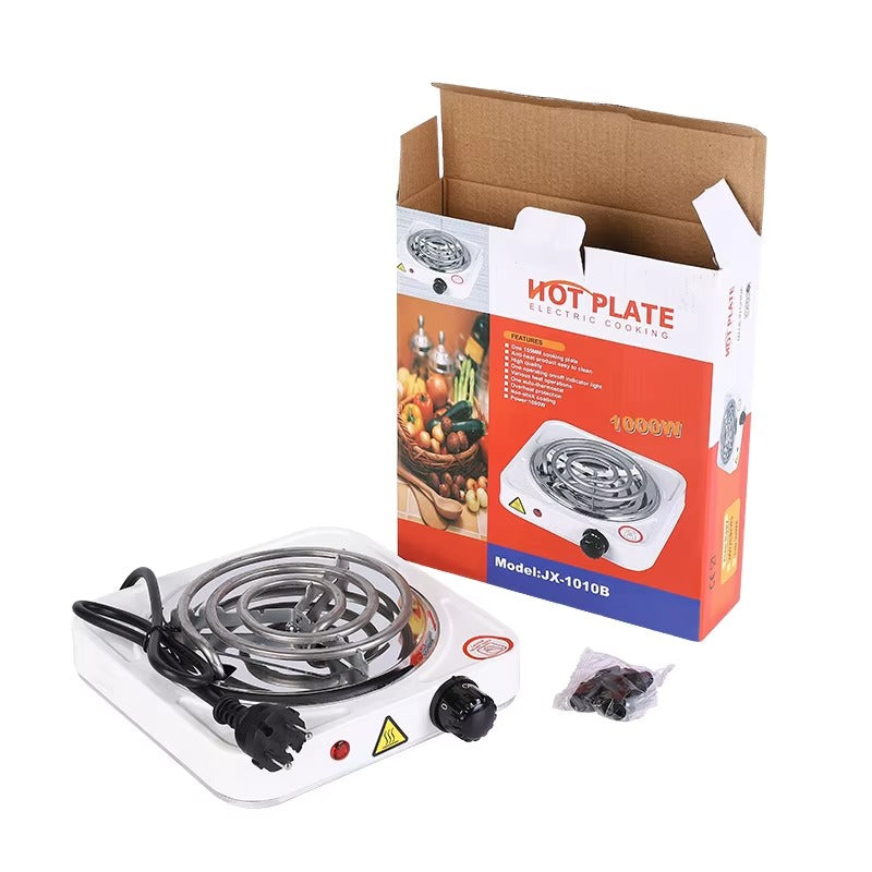 Electric Stove For Cooking - Hot Plate Heat Up In Just 2 mins - Easy to Clean -Metal Body (random color )