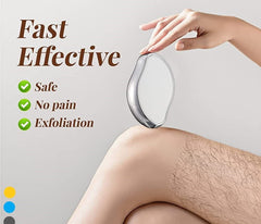 Magic Crystal Hair Remover Bleame Crystal Hair Eraser â€“ Painless Exfoliation Hair Removal Tool For Arms Legs Back (random color)