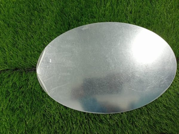 3 Pcs Flexible Self Adhesive Oval Shape Mirror Sticker