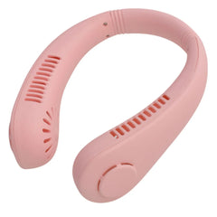 X5 Leafless Hanging Neck Fan with Adjustable Neck Band - Portable Rechargeable Neck Fan - Neck Fan For Summer (Random Color)