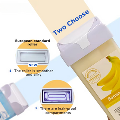 Refill Wax for Women, Roll On Wax Refill for Hair Areas of the Body, Roller Waxing Hair Removal Depilatory Refill Wax with different flavour (1 Pc) (Random Flavors)